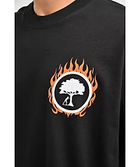 Push Trees Blaze Black T-Shirt