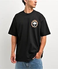 Push Trees Blaze Black T-Shirt