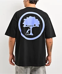 Push Trees Day & Night Black T-Shirt