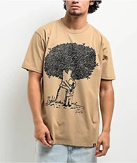 Push Trees Hug Tan T-Shirt