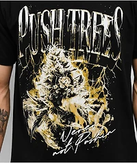 Push Trees Rapper Weed Black T-Shirt