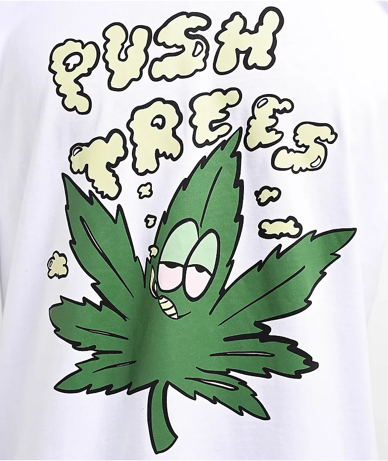 Push Trees Stay Smokin Black T-Shirt