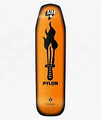 Pylon x Sam James Coffee The Pick Butterknife 9.0" Skateboard Deck