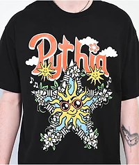Pythia Barbed Sun Black T-Shirt