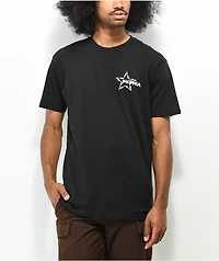 Pythia Metallic Logo Black T-Shirt