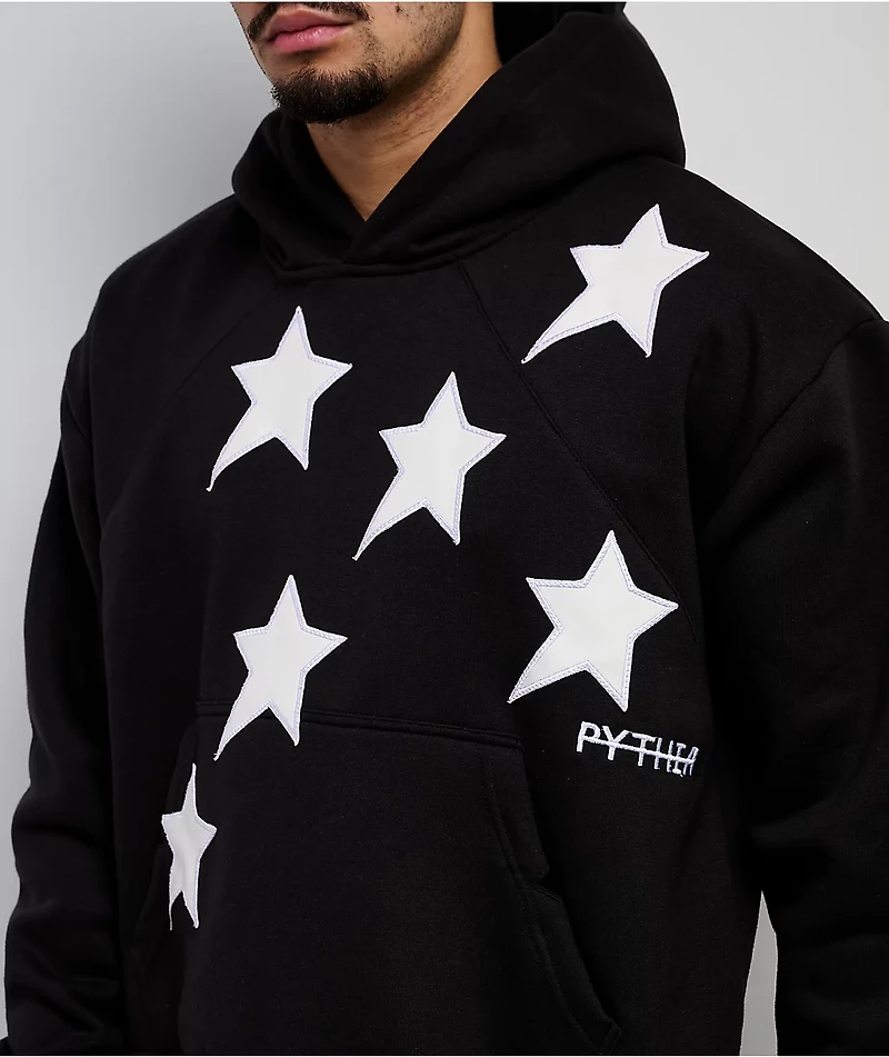 Pythia Peripheral Black Heavyweight Hoodie