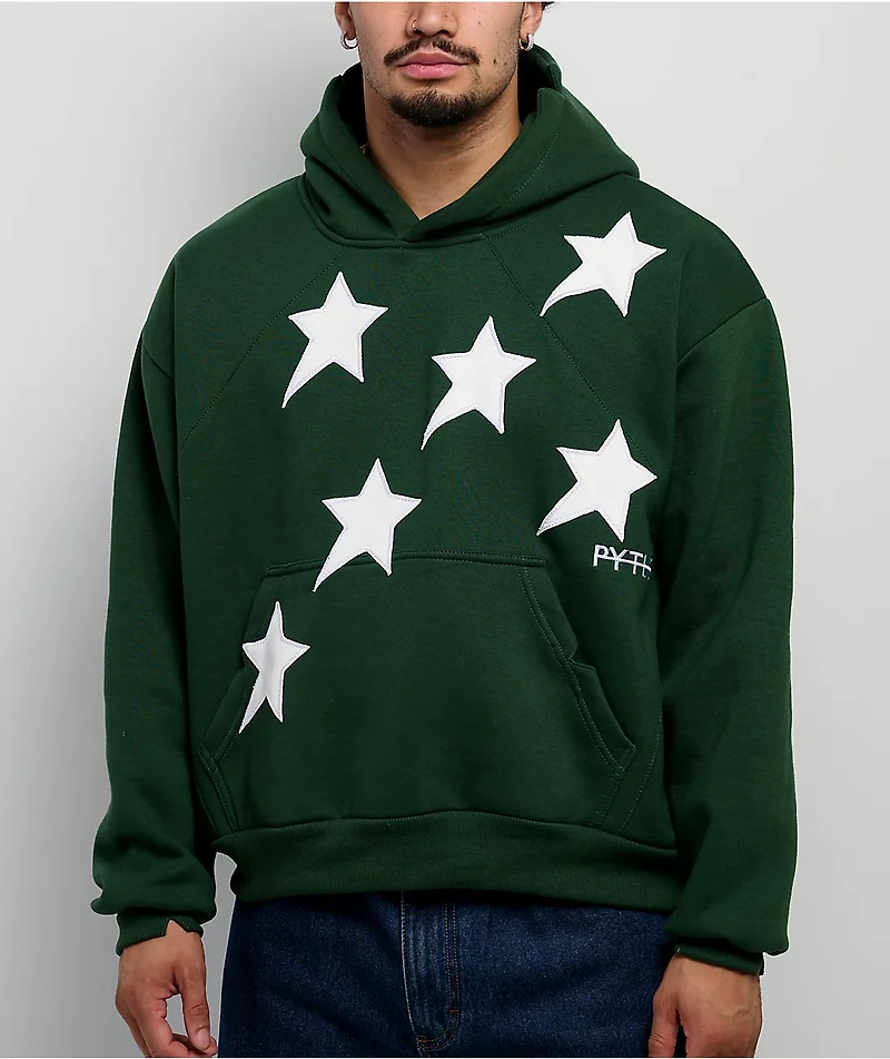 Pythia Peripheral Green Heavyweight Hoodie