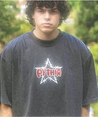 Pythia x Shaka Wear Star Black Wash T-Shirt