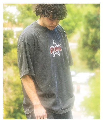 Pythia x Shaka Wear Star Black Wash T-Shirt