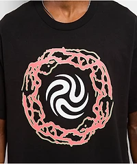 Quasi Drop Out Black T-Shirt