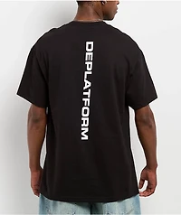 Quasi Drop Out Black T-Shirt