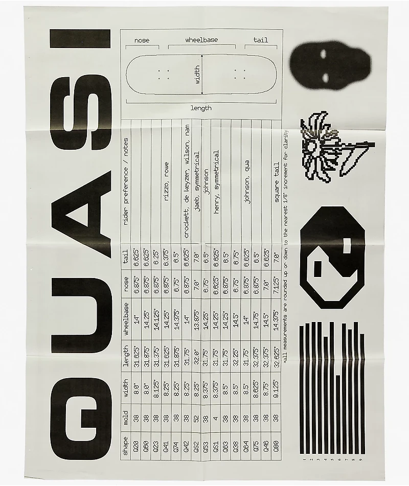 Quasi Jaeb Debut 8.25" Skateboard Deck