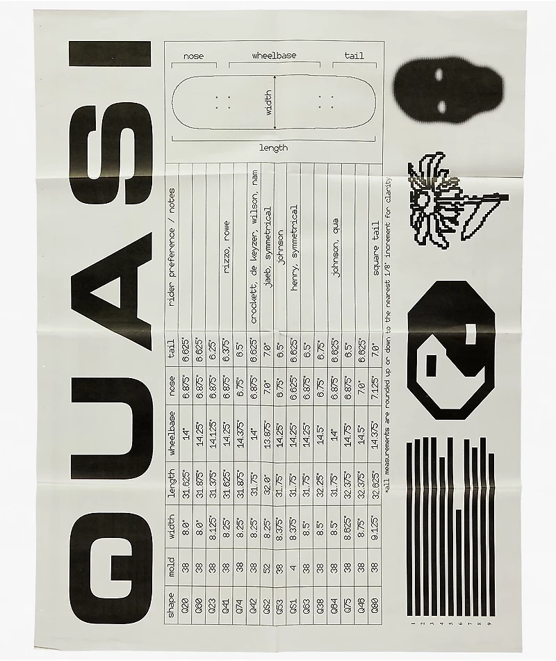 Quasi Jaeb Window 8.375" Skateboard Deck