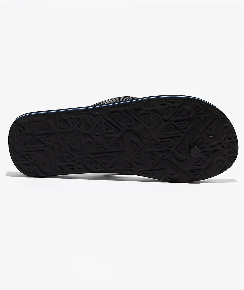 Quicksilver Moncata Art Black & Blue Sandals