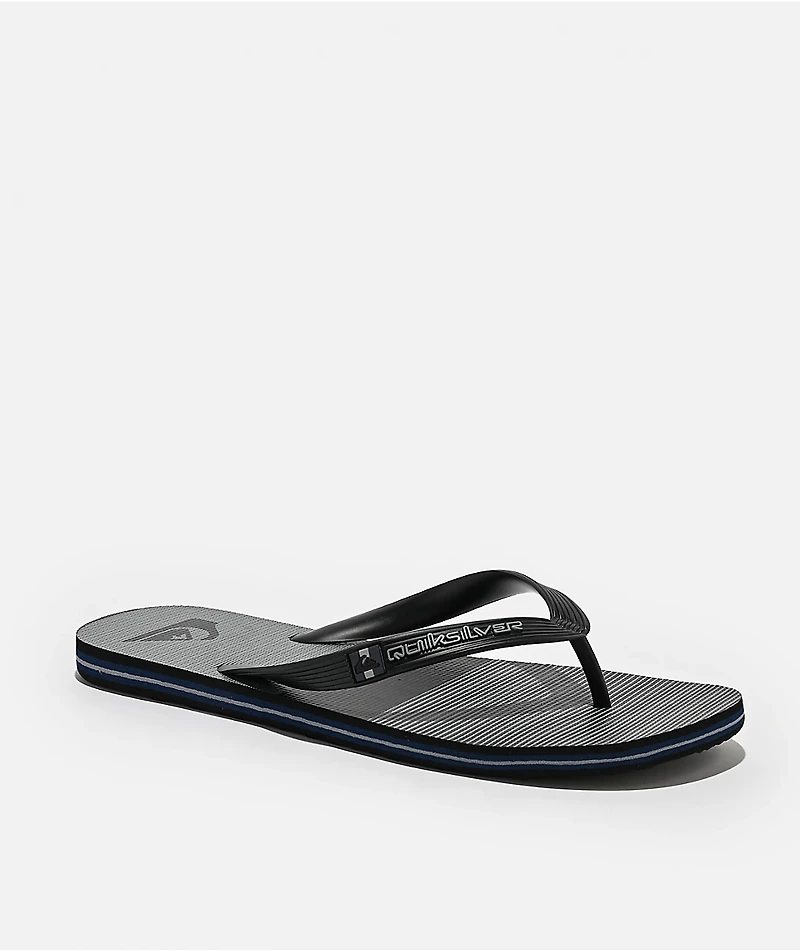 Quicksilver Moncata Art Black & Blue Sandals
