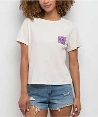 Quicksilver Stamped Classic White T-Shirt