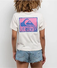 Quicksilver Stamped Classic White T-Shirt