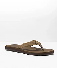 Quiksilver Carver Brown Suede Sandals