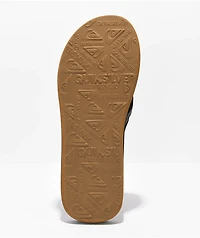 Quiksilver Carver Squish Brown & Black Sandals