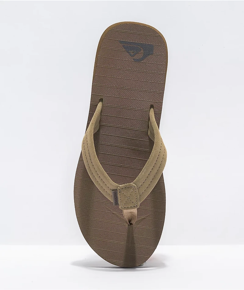 Quiksilver Carver Tan Suede Sandals