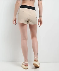 Quiksilver Kelli Contrast Tan Women's Board Shorts