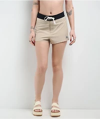 Quiksilver Kelli Contrast Tan Women's Board Shorts