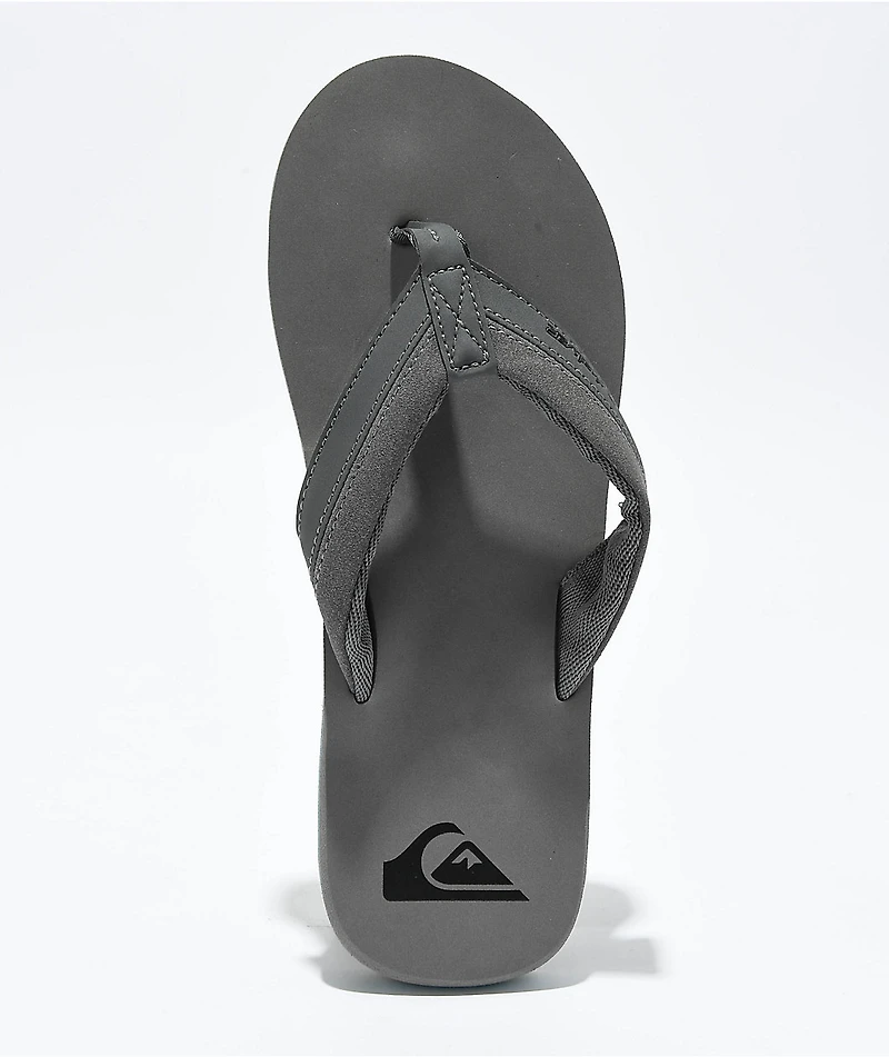 Quiksilver Makaha Solid Dark Grey Sandals