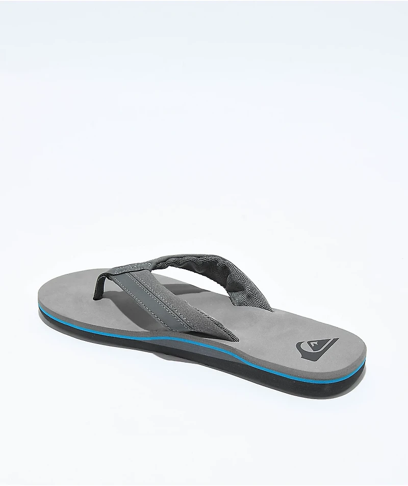 Quiksilver Makaha Solid Dark Grey Sandals