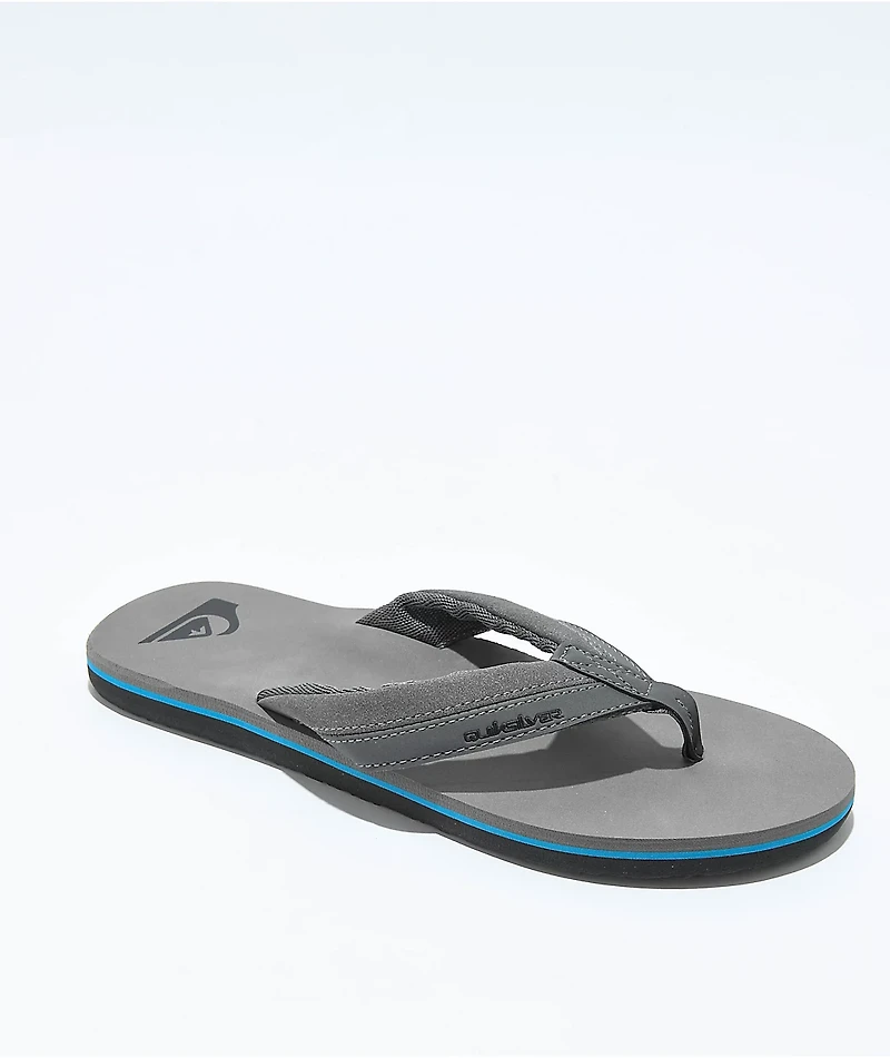 Quiksilver Makaha Solid Dark Grey Sandals