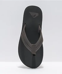 Quiksilver Monkey Wrench Brown, Black & Brown Sandals