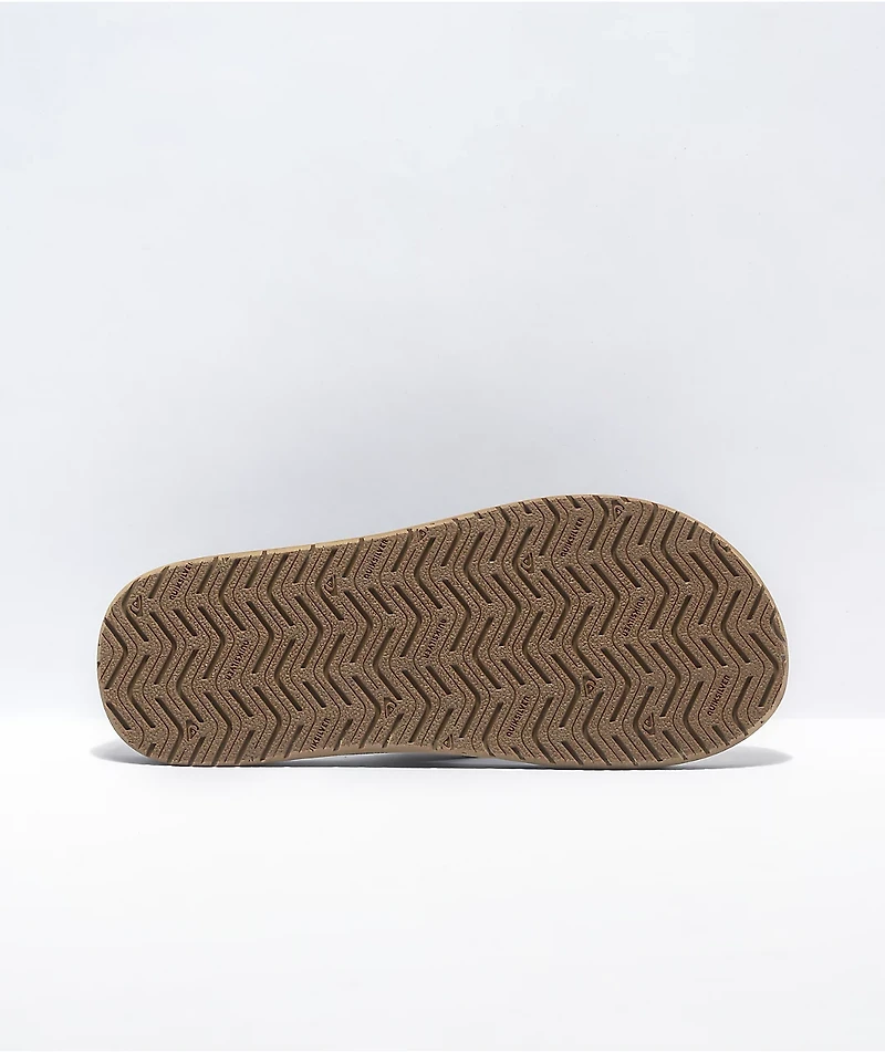 Quiksilver Monkey Wrench Brown, Black & Brown Sandals