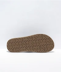 Quiksilver Monkey Wrench Brown, Black & Brown Sandals