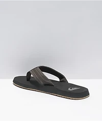 Quiksilver Monkey Wrench Brown, Black & Brown Sandals