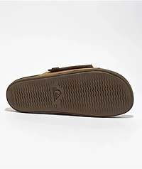 Quiksilver Rivi Brown Adjustable Slide Sandals