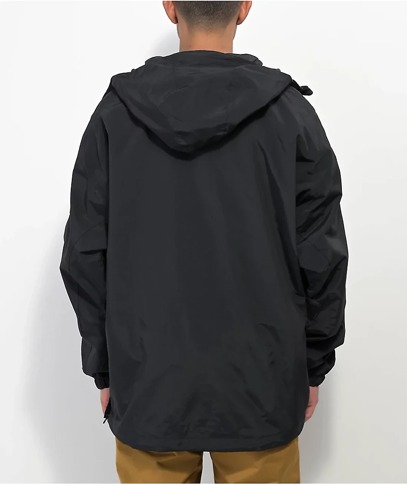 Quiksilver Steeze Black 10K Anorak Snowboard Jacket