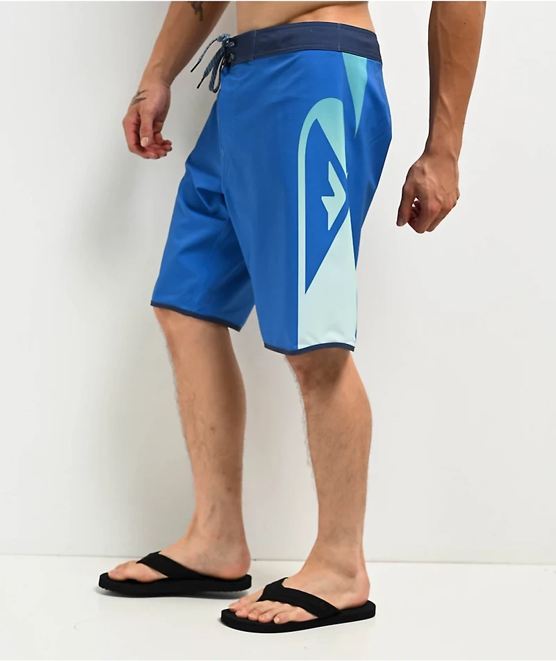 Quiksilver Surfsilk Holmes Nebulas Blue Board Shorts