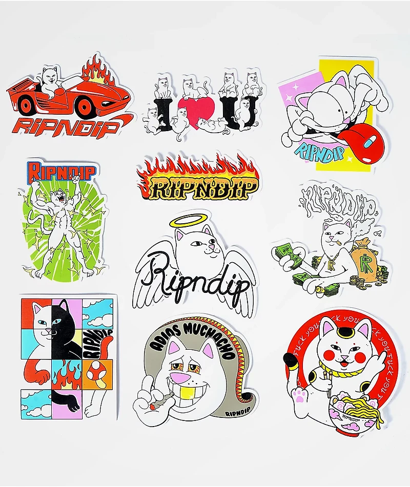 RIPNDIP 3 Assorted Sticker Pack