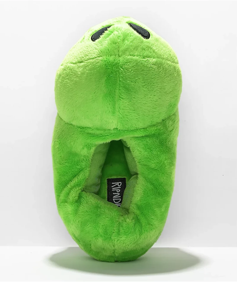 RIPNDIP Alien Green Slippers