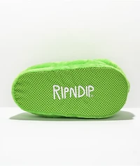 RIPNDIP Alien Green Slippers