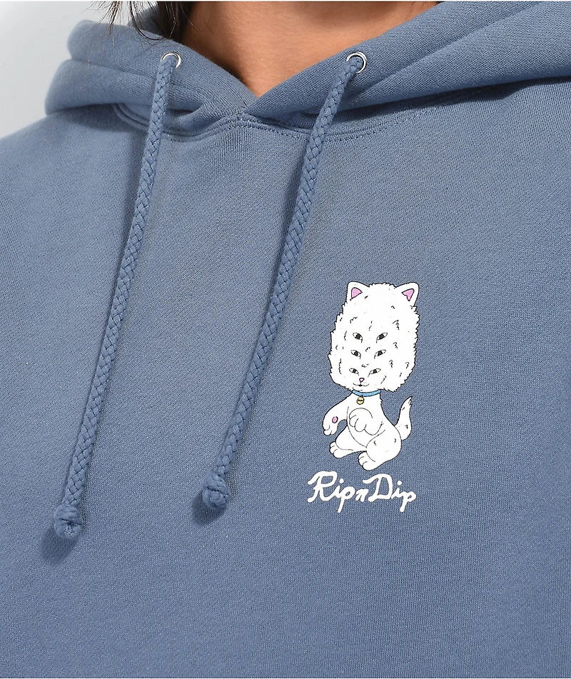 RIPNDIP Big Head Storm Blue Hoodie