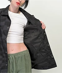 RIPNDIP Black Checkered Coaches Jacket