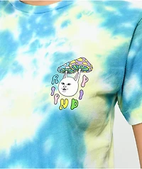 RIPNDIP Boomer Gang Blue & Yellow Tie Dye T-Shirt