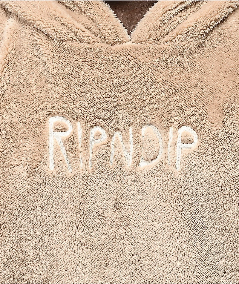 RIPNDIP Bradbury Brown Sherpa Hoodie