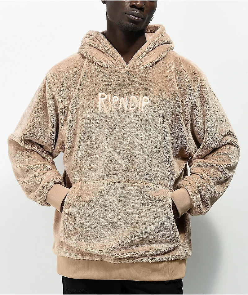 RIPNDIP Bradbury Brown Sherpa Hoodie