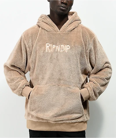 RIPNDIP Bradbury Brown Sherpa Hoodie