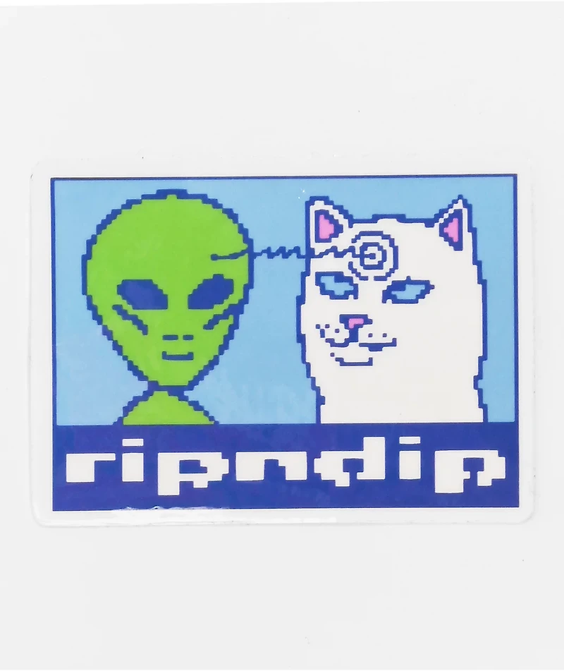 RIPNDIP Brain Power Sticker