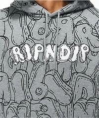 RIPNDIP Bubble Bobble Grey Hoodie