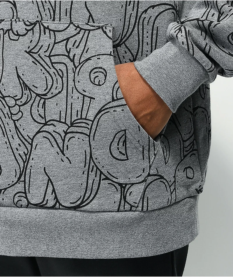 RIPNDIP Bubble Bobble Grey Hoodie