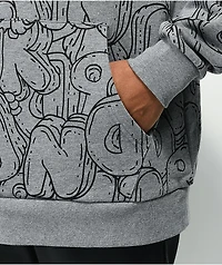 RIPNDIP Bubble Bobble Grey Hoodie