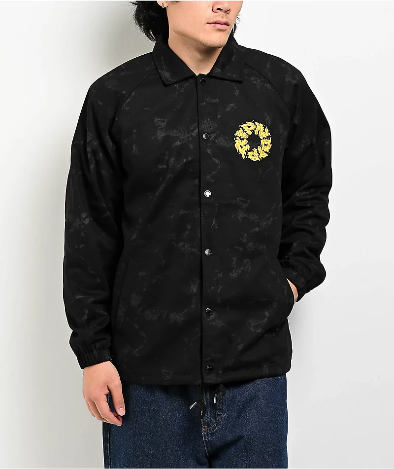RIPNDIP Burn Heck Black Coaches Jacket